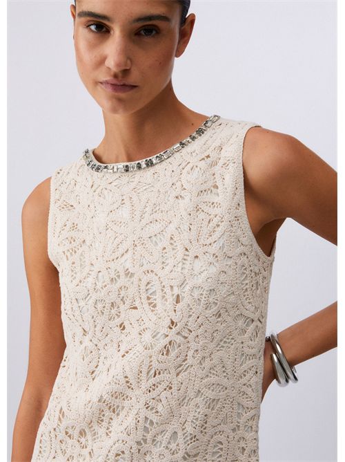 Abito corto in macramè LIU JO | WA6362J7871/W9831